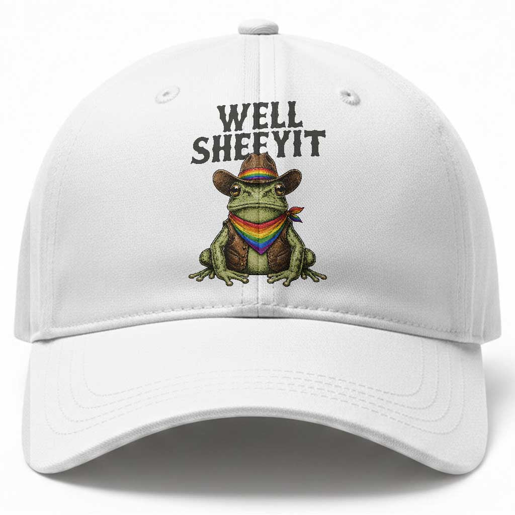 Pride Frog LGBT Rainbow Baseball Cap Well Sheeyit Country Western TS14 Print Your Wear