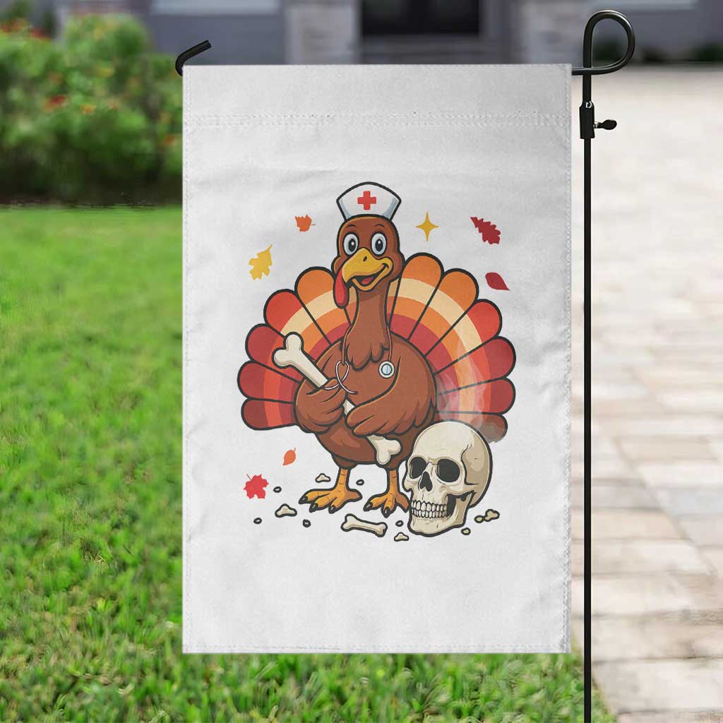 Funny Thanksgiving Nurse Turkey Garden Flag Fall RN TS14 Print Your Wear