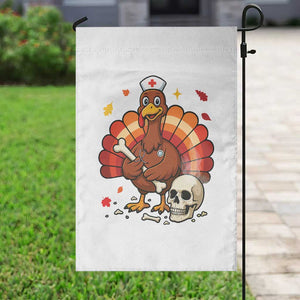 Funny Thanksgiving Nurse Turkey Garden Flag Fall RN TS14 Print Your Wear
