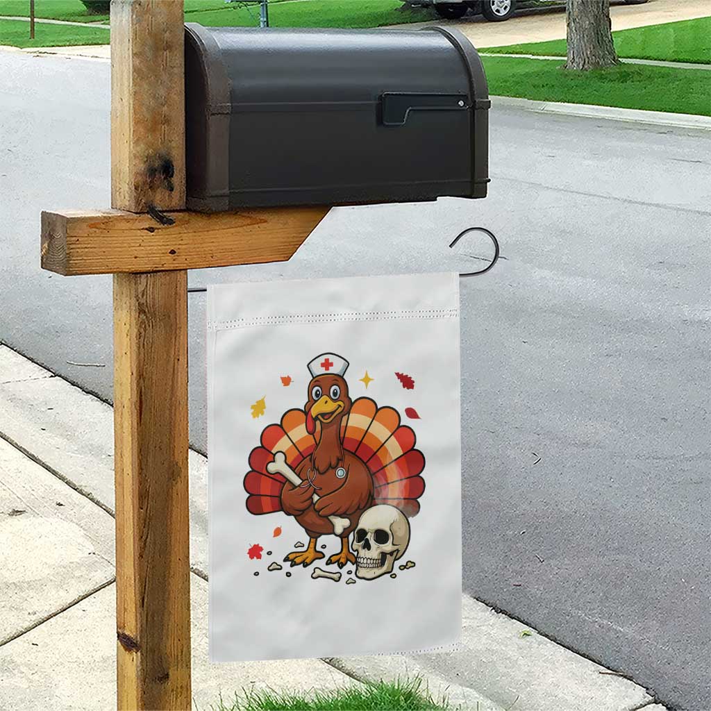 Funny Thanksgiving Nurse Turkey Garden Flag Fall RN TS14 Print Your Wear