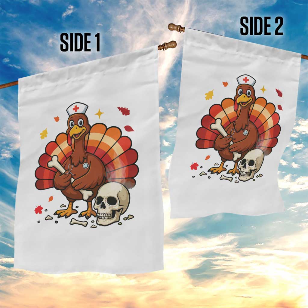 Funny Thanksgiving Nurse Turkey Garden Flag Fall RN TS14 Print Your Wear