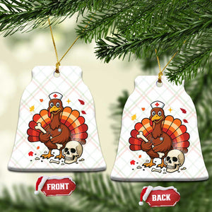 Funny Thanksgiving Nurse Turkey Ceramic Ornament Fall RN TS14 Print Your Wear