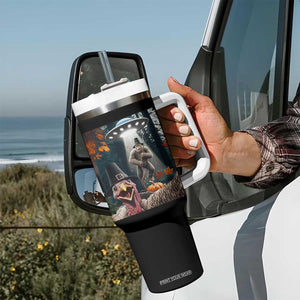 Thanksgiving Funny Bigfoot Turkey Selfie Tumbler With Handle TS14 Print Your Wear