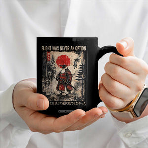 Flight was Never an Option Samurai Penguin Japanese Coffee Mug Vintage Graphic Ukiyo-e Art Funny TS14 Print Your Wear