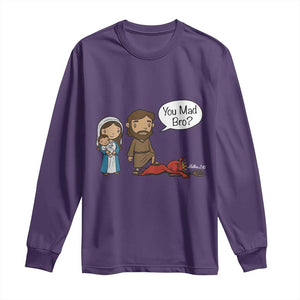 Funny Christian Long Sleeve Shirt You Mad Bro Matthew 2:16 TS14 Purple Print Your Wear