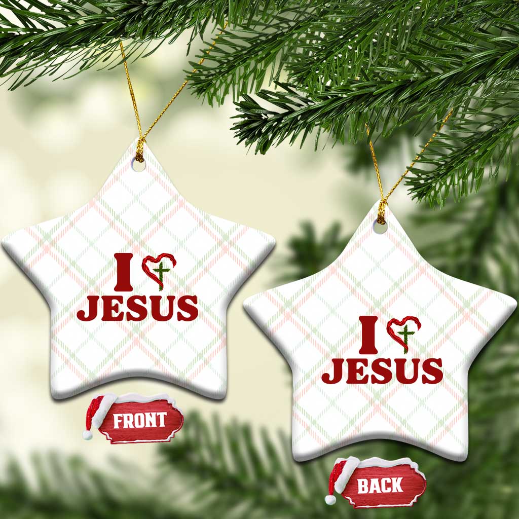 Jesus Christian Ceramic Ornament Religious Faith Inspirational Bible Verse TS14 Print Your Wear