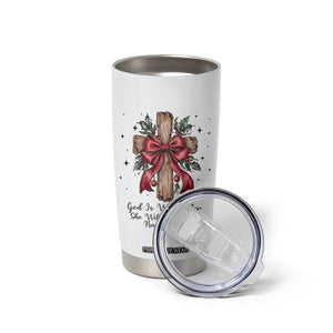 Jesus Christian Tumbler Cup Cross Bible Verse Inspirational Christmas TS14 Print Your Wear