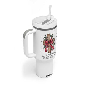 Jesus Christian Tumbler With Handle Cross Bible Verse Inspirational Christmas TS14 Print Your Wear