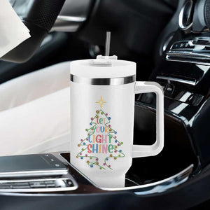 Jesus Christmas Tumbler With Handle Let Your Light Shine Matthew 5:16 TS14 Print Your Wear