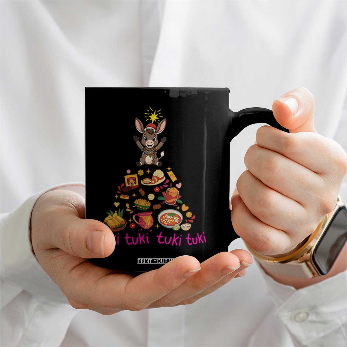 Mi Burrito Sabanero Coffee Mug Donkey Mexican Christmas TS14 Print Your Wear