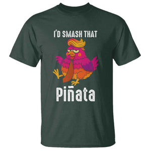 Funny Pinata Mexican T Shirt Trump Always Chicken TS14 Dark Forest Green Print Your Wear