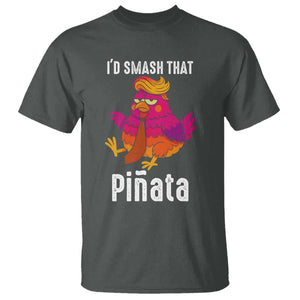 Funny Pinata Mexican T Shirt Trump Always Chicken TS14 Dark Heather Print Your Wear