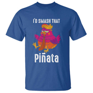 Funny Pinata Mexican T Shirt Trump Always Chicken TS14 Royal Blue Print Your Wear