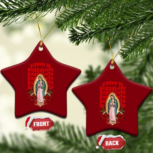 Our Lady of Guadalupe Ceramic Ornament Saint Virgin Mary Mexican TS14 Print Your Wear