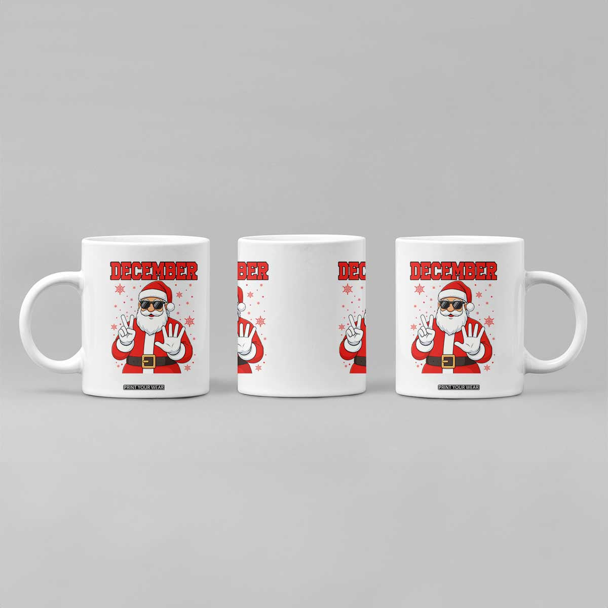 December 25 Coffee Mug Funny Santa Says Christmas TS14 Print Your Wear