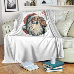 Funny Santa Christmas December 25 Throw Blanket TS14 Print Your Wear