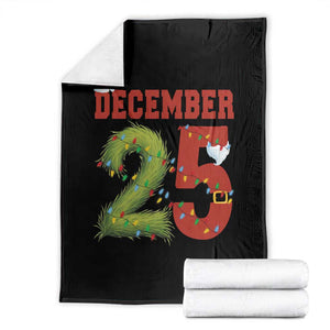 Christmas December 25 Throw Blanket Family Holiday Xmas TS14 Black Print Your Wear