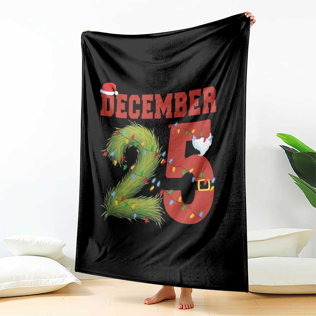 Christmas December 25 Throw Blanket Family Holiday Xmas TS14 Print Your Wear
