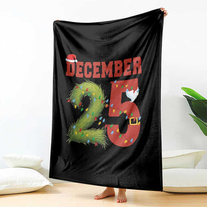 Christmas December 25 Throw Blanket Family Holiday Xmas TS14 Print Your Wear