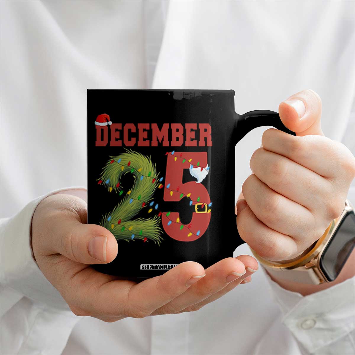 Christmas December 25 Coffee Mug Family Holiday Xmas TS14 Print Your Wear