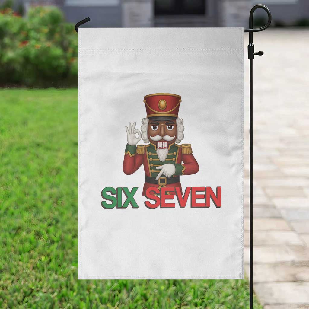 67 Six Seven Black Nutcracker Christmas Meme Garden Flag TS14 Print Your Wear