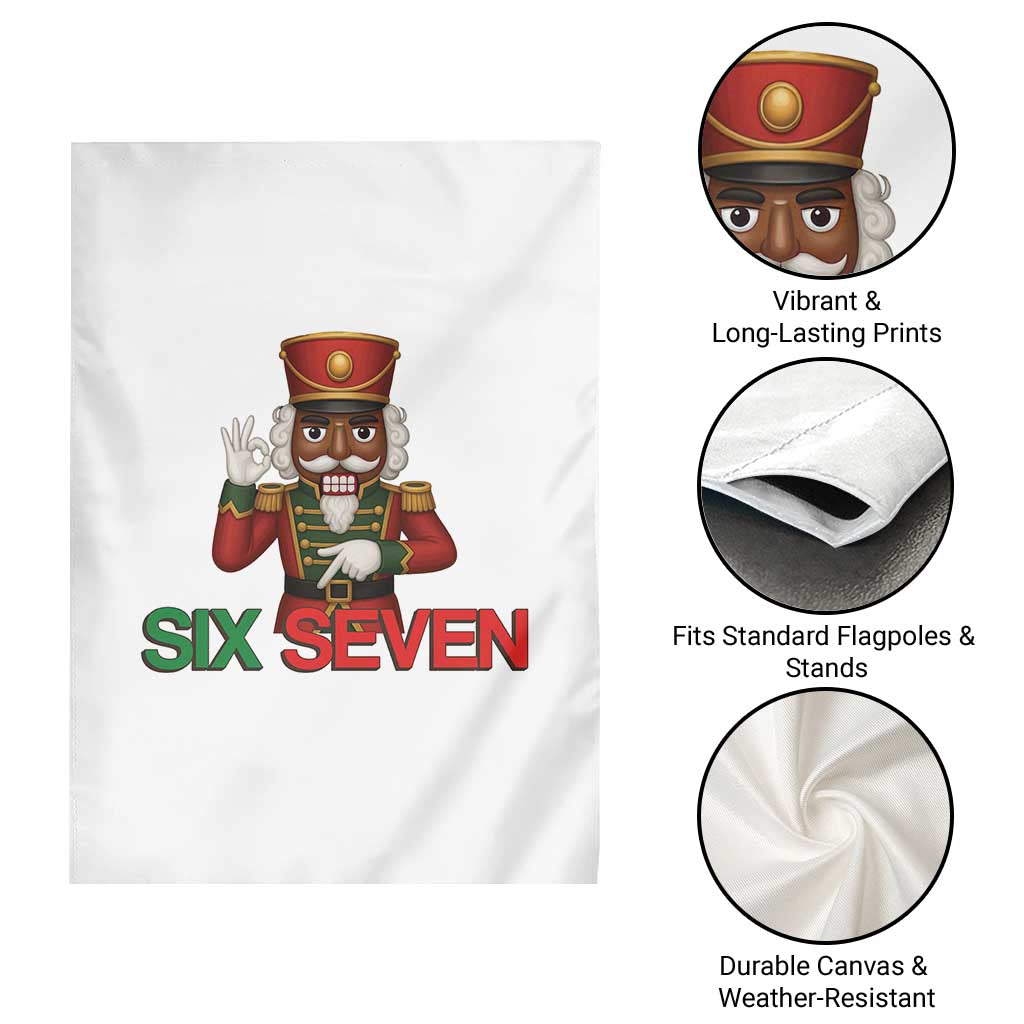67 Six Seven Black Nutcracker Christmas Meme Garden Flag TS14 Print Your Wear