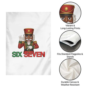 67 Six Seven Black Nutcracker Christmas Meme Garden Flag TS14 Print Your Wear