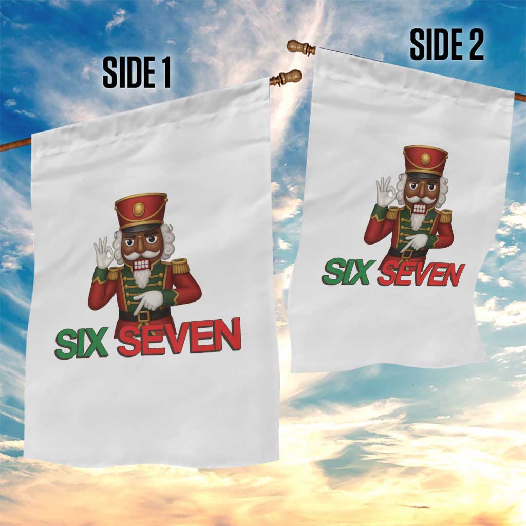 67 Six Seven Black Nutcracker Christmas Meme Garden Flag TS14 Print Your Wear