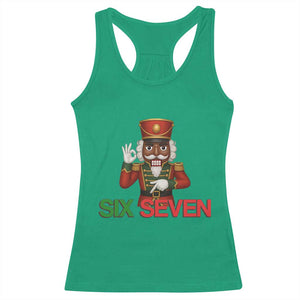 67 Six Seven Black Nutcracker Christmas Meme Racerback Tank Top TS14 Irish Green Print Your Wear