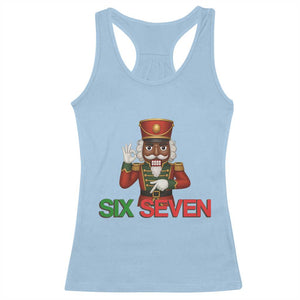 67 Six Seven Black Nutcracker Christmas Meme Racerback Tank Top TS14 Light Blue Print Your Wear