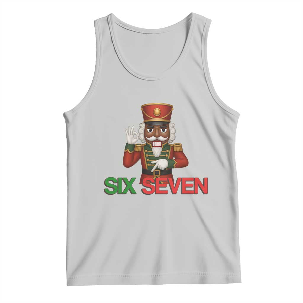 67 Six Seven Black Nutcracker Christmas Meme Tank Top TS14 Ash Print Your Wear