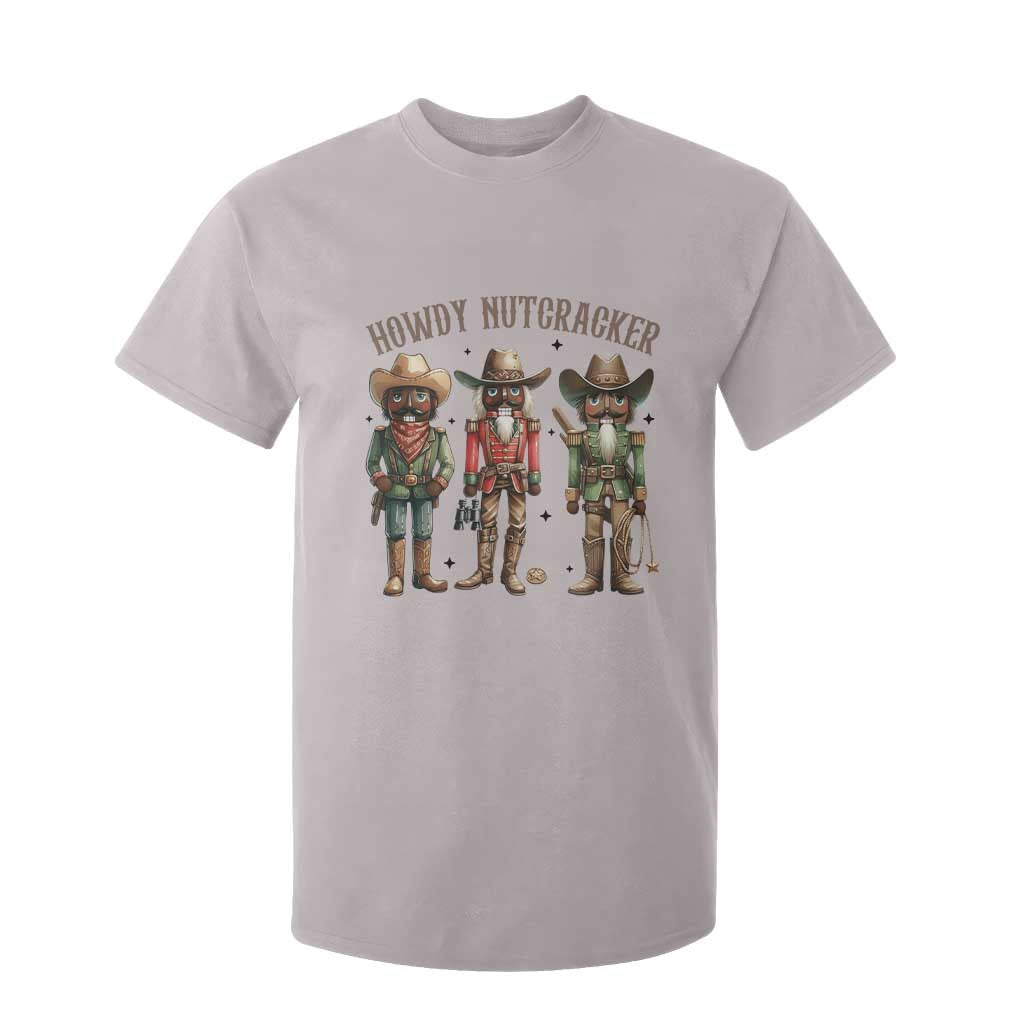 Nutcracker Cowboy Christmas Western Country Howdy T Shirt For Kid TS14 Ice Gray Print Your Wear