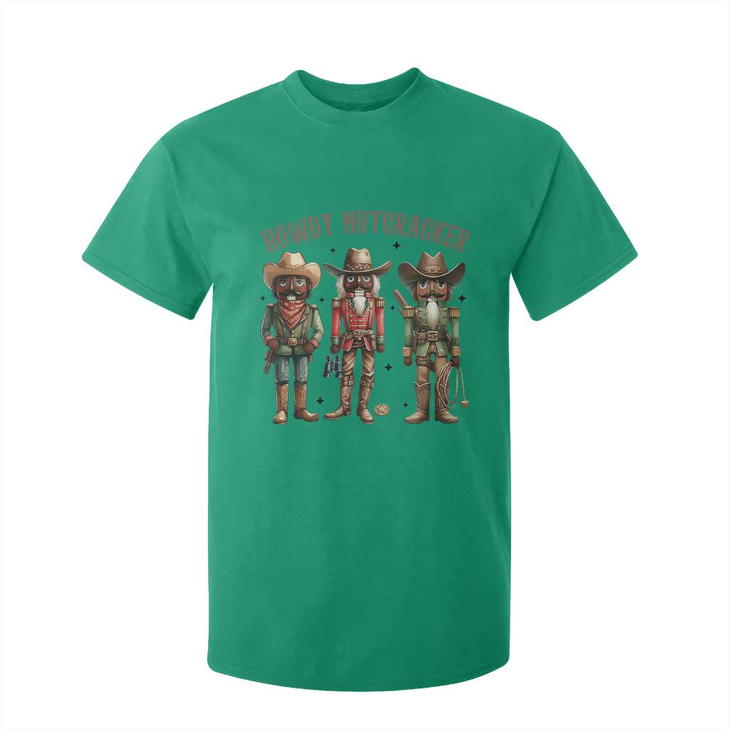 Nutcracker Cowboy Christmas Western Country Howdy T Shirt For Kid TS14 Irish Green Print Your Wear