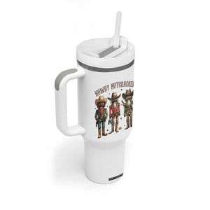 Nutcracker Cowboy Christmas Western Country Howdy Tumbler With Handle TS14 Print Your Wear