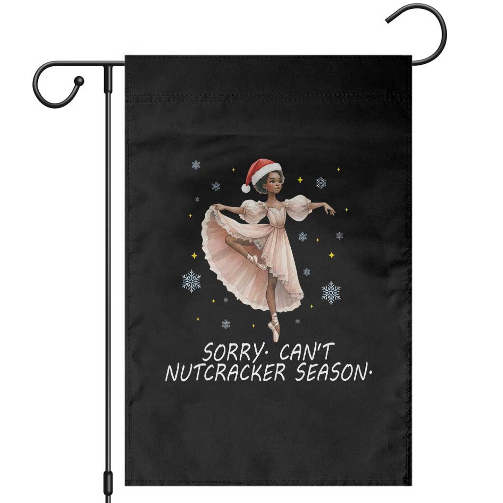 Black Nutcracker Ballet Christmas Garden Flag TS14 Black Print Your Wear