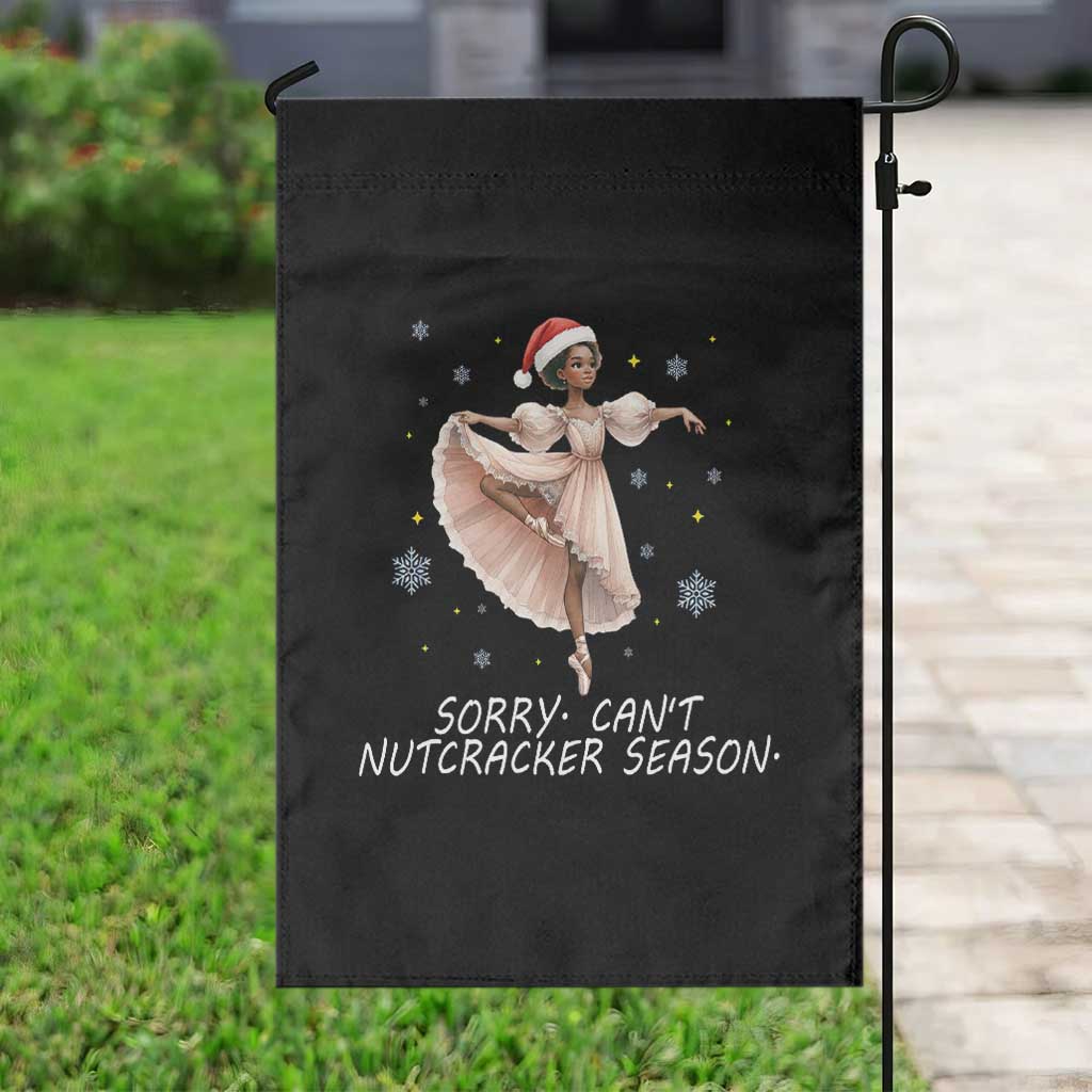 Black Nutcracker Ballet Christmas Garden Flag TS14 Print Your Wear