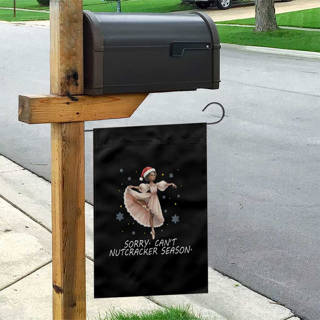 Black Nutcracker Ballet Christmas Garden Flag TS14 Print Your Wear