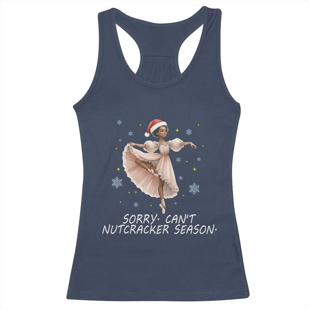 Black Nutcracker Ballet Christmas Racerback Tank Top TS14 Navy Print Your Wear