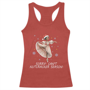 Black Nutcracker Ballet Christmas Racerback Tank Top TS14 Red Print Your Wear