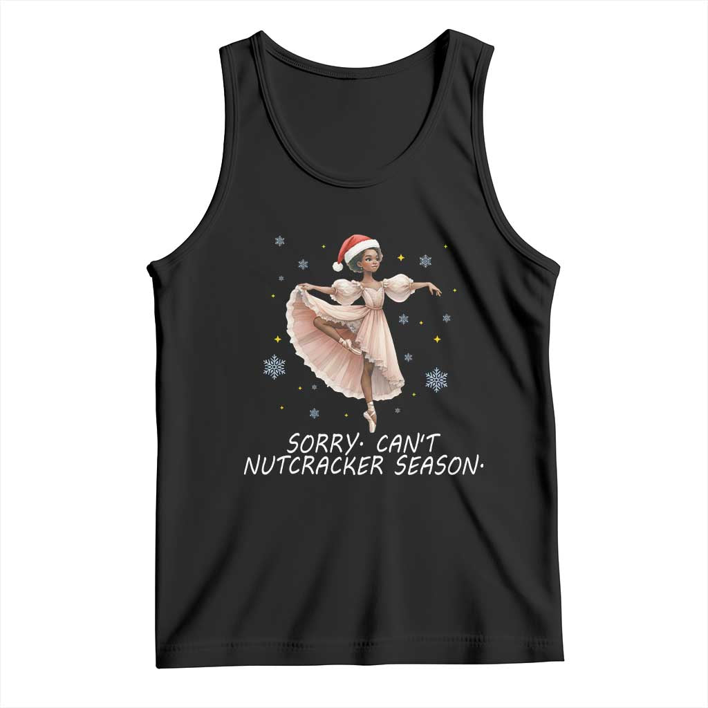 Black Nutcracker Ballet Christmas Tank Top TS14 Black Print Your Wear