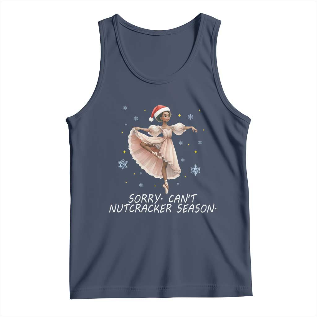 Black Nutcracker Ballet Christmas Tank Top TS14 Navy Print Your Wear