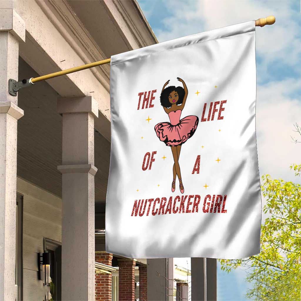Black Nutcracker Garden Flag The Life Of A Ballet Girl TS14 Print Your Wear