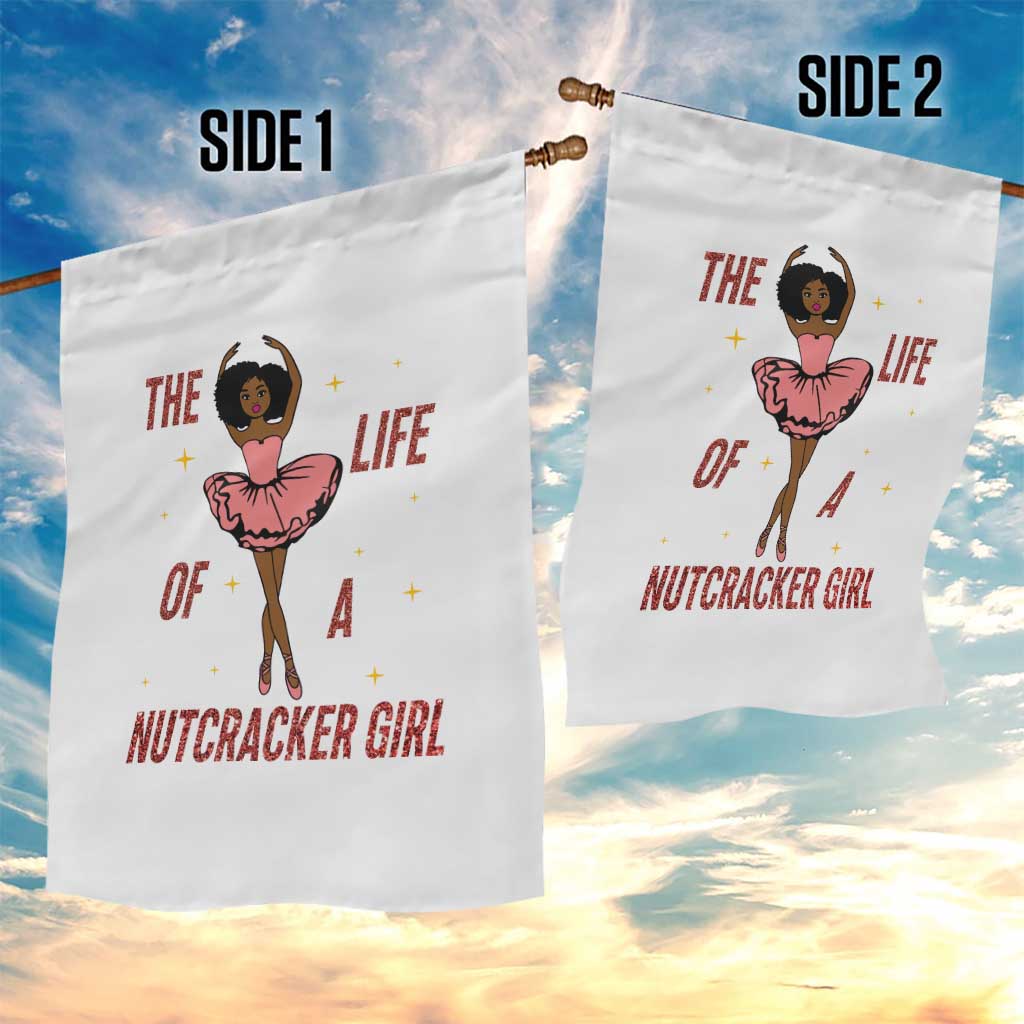 Black Nutcracker Garden Flag The Life Of A Ballet Girl TS14 Print Your Wear