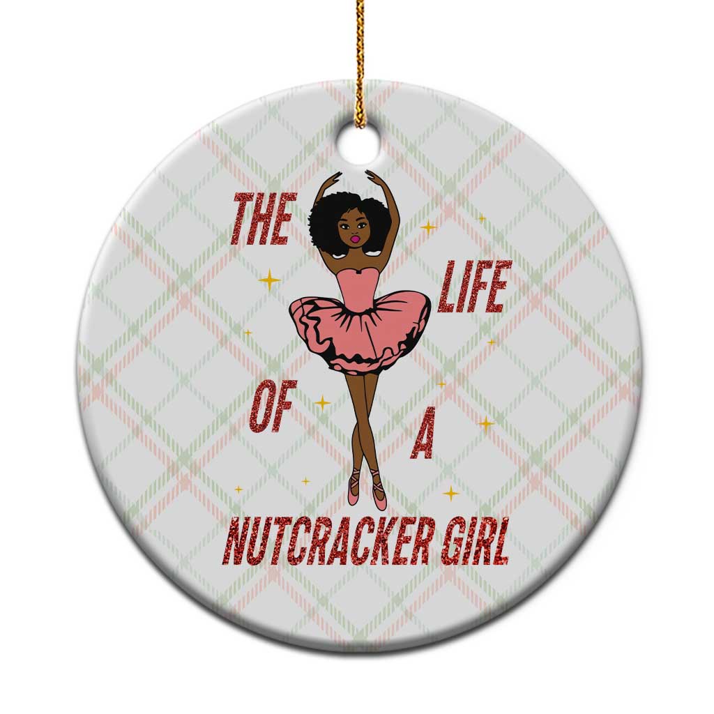 Black Nutcracker Ceramic Ornament The Life Of A Ballet Girl TS14 1pc Christmas Plaid Print Your Wear