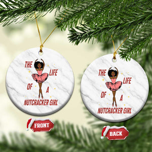 Black Nutcracker Ceramic Ornament The Life Of A Ballet Girl TS14 1pc White Marble Print Your Wear
