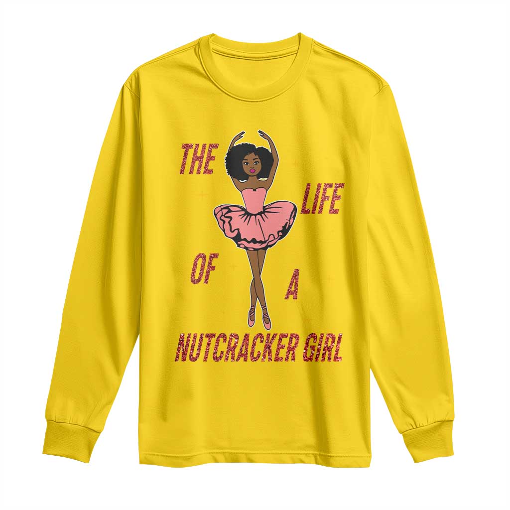Black Nutcracker Long Sleeve Shirt The Life Of A Ballet Girl TS14 Daisy Print Your Wear