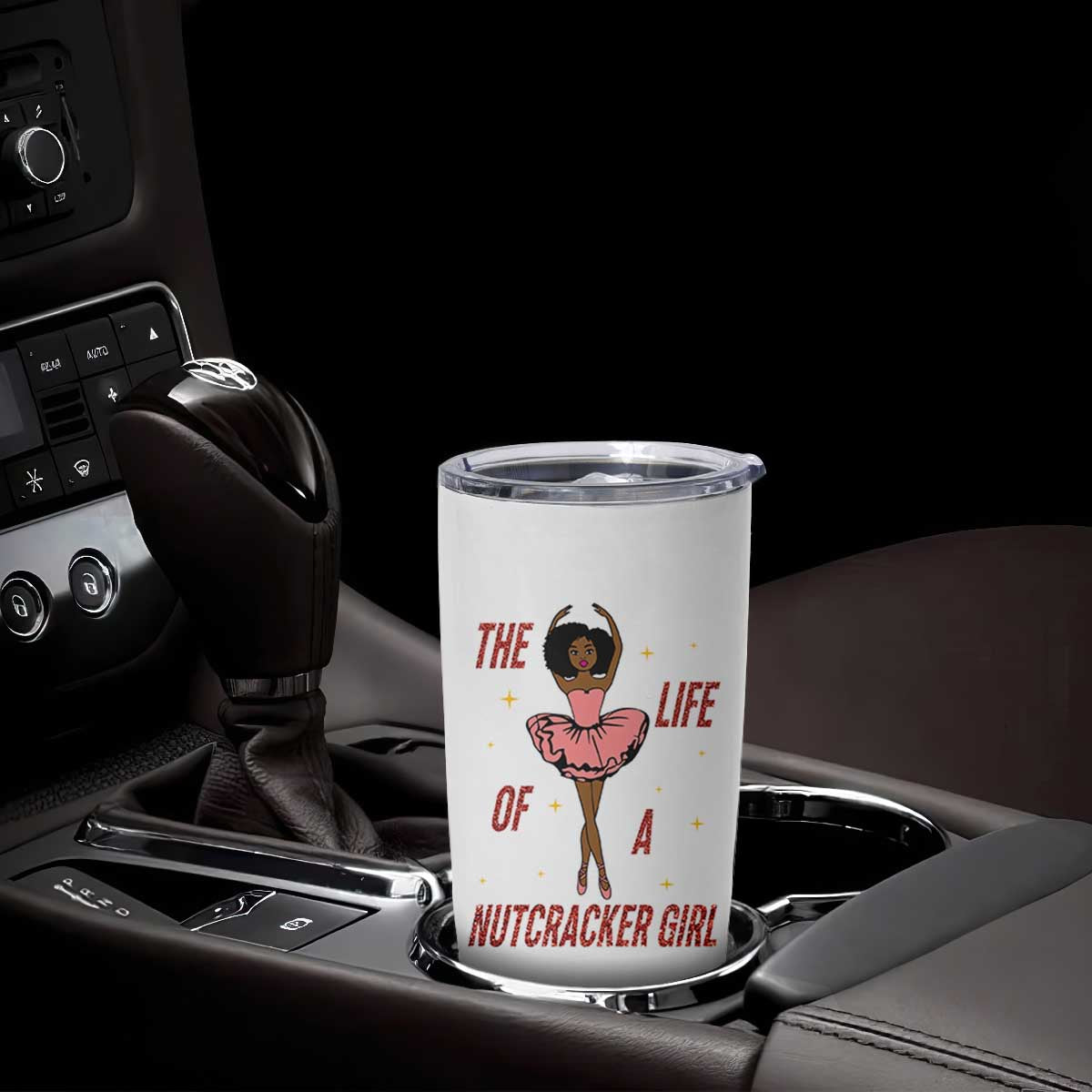 Black Nutcracker Tumbler Cup The Life Of A Ballet Girl TS14 Print Your Wear