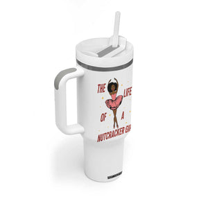 Black Nutcracker Tumbler With Handle The Life Of A Ballet Girl TS14 Print Your Wear