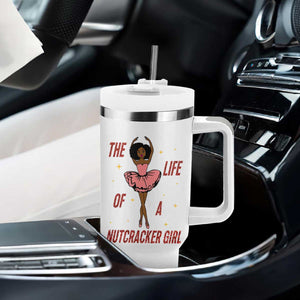 Black Nutcracker Tumbler With Handle The Life Of A Ballet Girl TS14 Print Your Wear