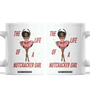 Black Nutcracker Coffee Mug The Life Of A Ballet Girl TS14 White Print Your Wear